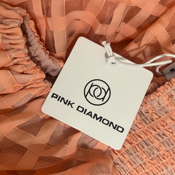 Showpo Aurelia Puff Sleeve Textured Net Maxi Dress - Picture 4 of 5